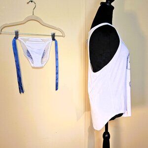VS 2pc BETTER HALF Tank Top and Panties Set Bridal Wear/ IDO Collection NWT